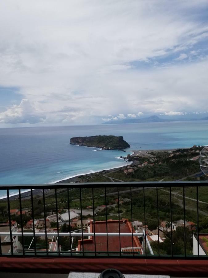圣尼科拉阿尔切拉La Terrazza Sull Isola Di Dino别墅 外观 照片