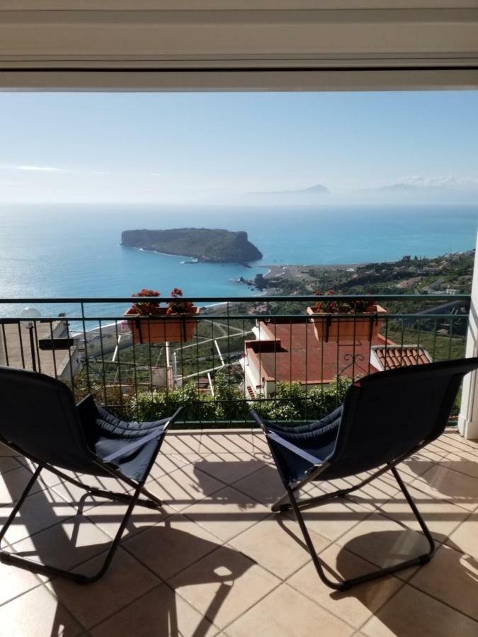 圣尼科拉阿尔切拉La Terrazza Sull Isola Di Dino别墅 外观 照片